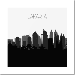 Jakarta Skyline Posters and Art